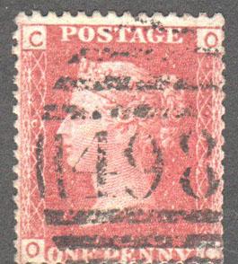 Great Britain Scott 33 Used Plate 79 - OC - Click Image to Close